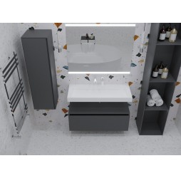 Ящик под столешницу 100см АНТРАЦИТ мат. VALLESSI UNO-S 897-100-A mat