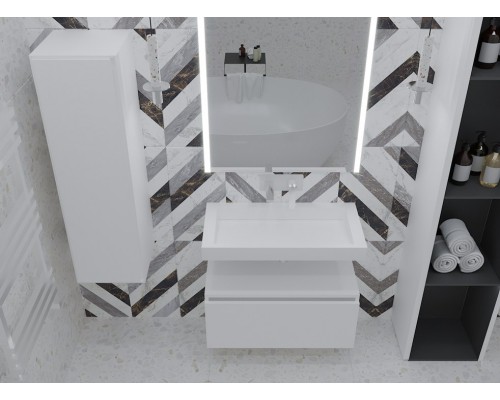 Ящик под столешницу 100см WHITE глянец VALLESSI UNO-S 897-100-W
