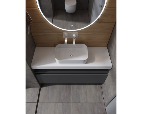 Ящик под столешницу 120см АНТРАЦИТ глянец VALLESSI UNO-S 897-120-A glossy