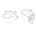 Boheme Bianca подвесной унитаз белый матовый с крышкой 963-SET-MW
