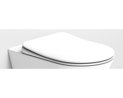 Крышка для унитаза Avva, soft-close Белый глянец 976-W