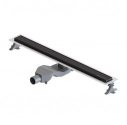 Душевой лоток Premium Linear 80см, нерж.сталь ЧЕРНЫЙ 982-80-B
