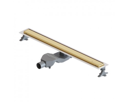 Душевой лоток Premium Linear 80см, нерж.сталь ЗОЛОТО 982-80-G