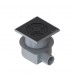 Душевой трап SMART DESIGN 10x10 cm, нерж.сталь ЧЕРНЫЙ 984-10-B