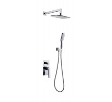 Boheme Смеситель встроенный + верхний душ + ручной душ ХРОМ 374