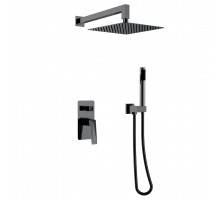 Boheme Смеситель встроенный + верхний душ + ручной душ Shine Gun Metall 374-SGM