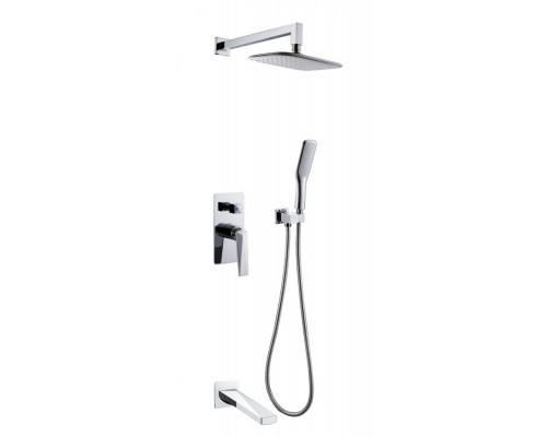 Boheme Смеситель встроенный с изливом ХРОМ 374-2