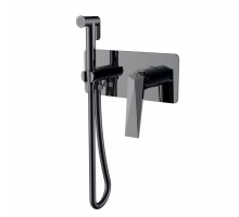 Boheme Гигеническая лейка со смесителем VENTURO Shine Gun Metall 377-SGM