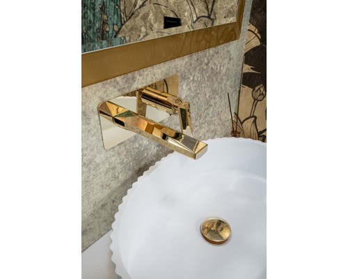 Boheme Гигеническая лейка со смесителем VENTURO золото 387