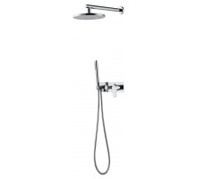 Boheme Смеситель встроенный + верхний+ ручной душ Spectre Хром 454-CR
