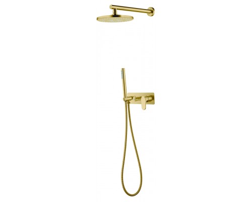 Boheme Смеситель встроенный + верхний+ ручной душ Spectre Bronze 454-BR