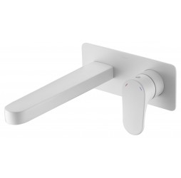 Boheme Смеситель для умывальника или ванны из стены SPECTRE Matt White 455-MW