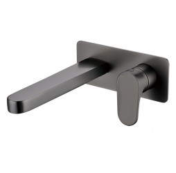 Boheme Смеситель для умывальника или ванны из стены SPECTRE Gunmetal 455-GM