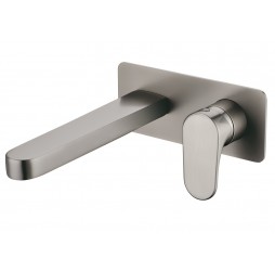 Boheme Смеситель для умывальника или ванны из стены SPECTRE Nickle Brush 455-NB