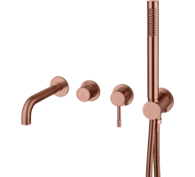 Смеситель для ванны Boheme Uno Copper Brushed 464-3-CB брашированная медь