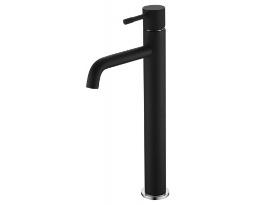 Boheme Смеситель для умывальника высокий, Uno. Черный Chrome 462-BCR