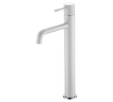 Boheme Смеситель для умывальника высокий, Uno. Белый Хром 462-WCR