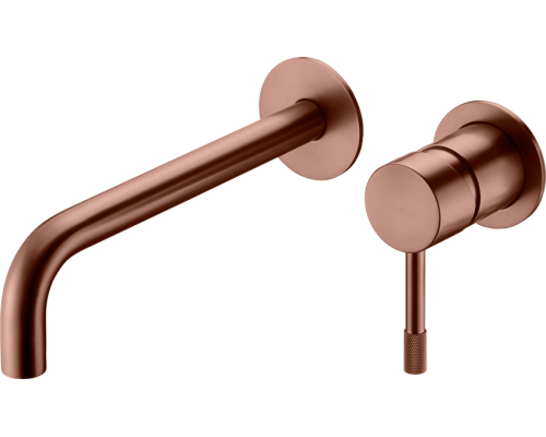 Boheme Смеситель для умывальника из стены, Uno. Brushed Bronze 465-BRB
