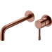 Boheme Смеситель для умывальника из стены, Uno. Brushed Bronze 465-BRB