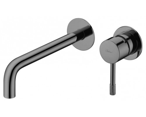 Boheme Смеситель для умывальника мз стены, Uno. Shine Gun Metall 465-SGM