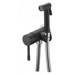 Boheme Смеситель гигиенический, Uno. Черный Хром 467-BCR