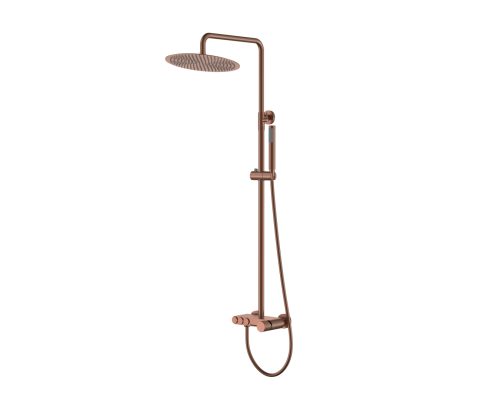 Душевая стойка Boheme для душа STICK BRUSHED BRONZE SPIRALE