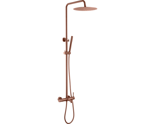 Boheme Стойка для душа со смесителем UNO Brushed Bronze 468-BRB