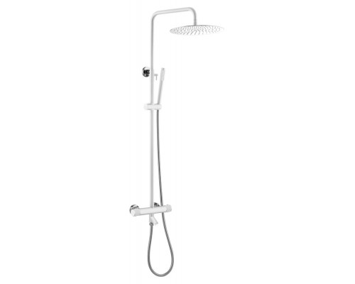 Boheme Стойка для душа с термостатом с наливом верхний душ латунь 30см UNO золото 468-T-G