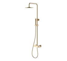 Boheme Стойка для душа с наполнением в ванну, Stick Diamond Gold 128-GG.2