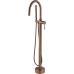 Смеситель напольный UNO WHITE Brushed Bronze 469-BRB
