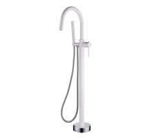 Boheme Смеситель напольный UNO WHITE Chrome 469-WCR