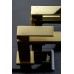 Boheme Cмеситель для умывальника Qubic Matt Gold 471-MG
