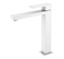 Boheme Смеситель для умывальника высокий Qubic Matt White 472-MW