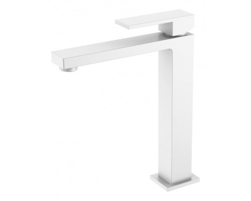 Boheme Смеситель для умывальника высокий Qubic Matt White 472-MW