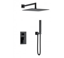 Смеситель для душа встроенный Qubic 474-3-B черный матовый Смеситель для душа встроенный Qubic 474-3-B черный матовый