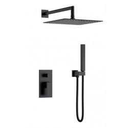 Смеситель для душа встроенный Qubic 474-3-B черный матовый