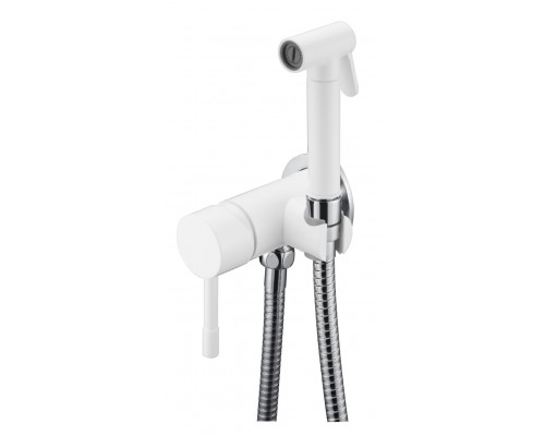 Boheme гигиенический душ, cмеситель гигиенический, Uno. Белый Хром 467-WCR