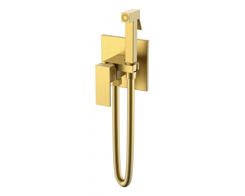 Boheme гигиенический душ, cмеситель гигиенический Qubic Shinny Gun Metal 477-SGM