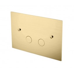 Кнопка для инсталляции латунь MATT GOLD ультраплоская