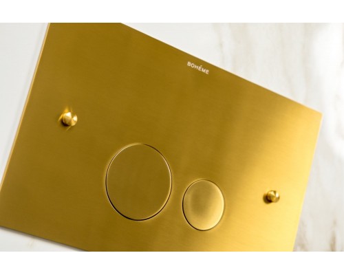 Кнопка для инсталляции Boheme латунь BRONZE ультраплоская 648-BR