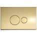 Кнопка для инсталляции Boheme, пластик GOLD 668-G