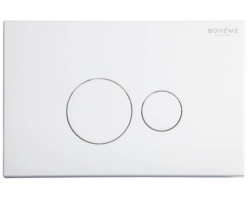 Кнопка для инсталляции Boheme, пластик WHITE 668-W