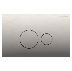 Кнопка для инсталляции Boheme, пластик Nikel Brush 668-NB