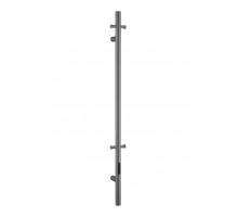 Полотенцесушитель электрический Uno GUN METAL 110 x 122 x 1500 мм графит