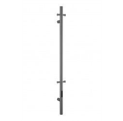 Полотенцесушитель электрический Uno GUN METAL 110 x 122 x 1500 мм графит
