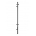 Полотенцесушитель электрический Uno GUN METAL 110 x 122 x 1500 мм графит
