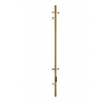 Полотенцесушитель электрический Uno MATT GOLD 110 x 122 x 1500 мм матовое золото