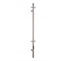 Полотенцесушитель электрический Uno NICKEL BRUSH 110 x 122 x 1500 мм никель
