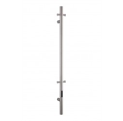 Полотенцесушитель электрический Uno NICKEL BRUSH 110 x 122 x 1500 мм никель