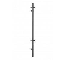 Полотенцесушитель электрический Uno SHINE GUN METAL 110 x 122 x 1500 мм графит глянец